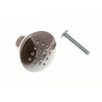 cupboard door pull handle dimple knob chrome 32mm with screws pack of  ...