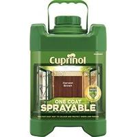 Cuprinol 5L Spray Fence Treatment - Harvest Brown