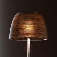 Cupole floor lamp with hand-decorated shade