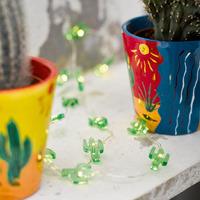 Cuban Fiesta Mini Cactus Fairy Lights