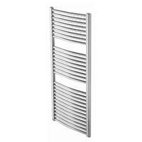 Curved Heated Chrome Towel Ladder Radiator 600x1600