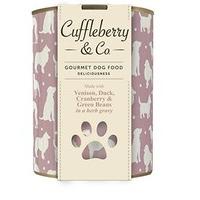 Cuffleberry & Co. Venison Duck Cranberry & Green Beans In A Herb Gravy 400g (Pack of 6)