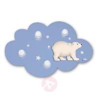 Cute Cloud Polar Bear ceiling light