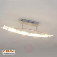 Curved Mirka LED ceiling light