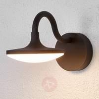 Curved Finny LED outdoor wall light
