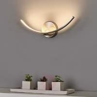 Curved LED wall lamp Iven