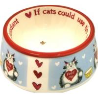 Cupboard Love Ceramic Cat Bowl