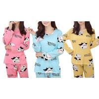 Cute Cow-Print Pyjamas - 3 Colours, 3 Sizes