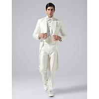 custom made double breasted two button notch lapel groom tuxedo