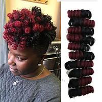 Curkalon Hair African Collection For Crochet Hair 10inch Protective styles Curlkalon saniya pre-curled braiding hair 20roots/pack 5packs make head