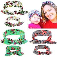 Cute Baby and Mother Paternity Style pointing Knot Headband Beautiful and Comfortable DIY Can Adjust Hair Accessories