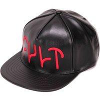 Cult Leather Logo Snap Back Hat
