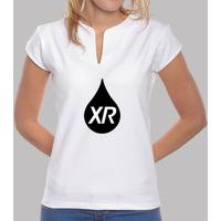 cut neck shirt girl xabi rain logo