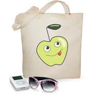 Cute Smiling Cartoon Apple