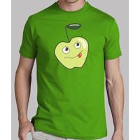 Cute Smiling Cartoon Apple