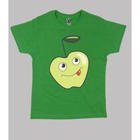 Cute Smiling Cartoon Apple