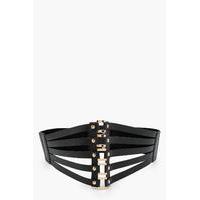 Cut Out Corset - black