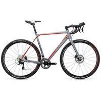 cube cross race pro 2017 cyclocross bike greyred 56cm