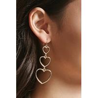 cutout heart earrings