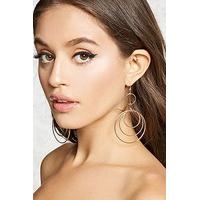 cutout drop earrings