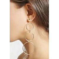 cutout drop earrings