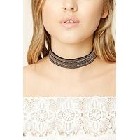 curb chain cutout choker