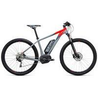 cube reaction hpa pro 400 2017 electric mountain bike greyred 23 inch