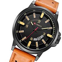 CURREN watch men relogio masculino military watch sports waterproof leather mens watch quartz watch wristwatch