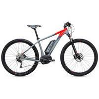 cube reaction hpa pro 500 2017 electric mountain bike greyred 17 inch