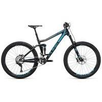 Cube Stereo 160 C:62 Race 27.5 2017 Mountain Bike | Black/Blue - 22 Inch