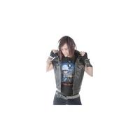 Cut-Off Leather Biker Jacket - Size: 3XL