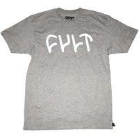 cult logo tee heather grey