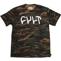 cult logo tee camo