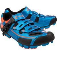 cube mtb pro blue red shoes