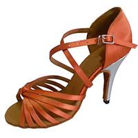 Customized Women\'s Latin Sandals Customized Heel Salsa Dance Shoes
