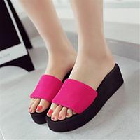 Customized Materials Spring Summer Fall Casual Outdoor Dress Flat Heel Black Ruby