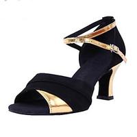 customizable womens latin pu sandals heels indoor buckle low heel ruby ...