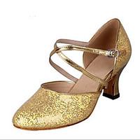 customizable womens latin glitter heels indoor buckle silver gold 2 2  ...