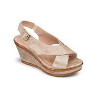 Cushion Walk Wedge Sandals EEE Fit