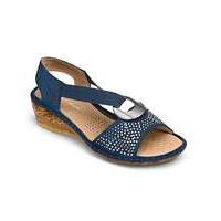 Cushion Walk Wedge Sandals E Fit