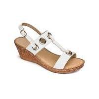 Cushion Walk Wedge Sandals EEE Fit