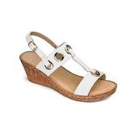 Cushion Walk Wedge Sandals E Fit