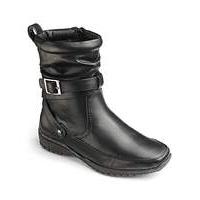 Cushion Walk Buckle Strap Boots E Fit