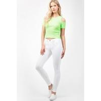 CUT OUT RIB TOP
