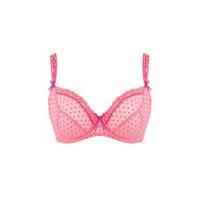 Curvy Kate Flamingo Pink Princess Balcony Bra, Pink