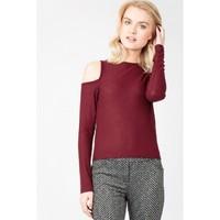 CUT OUT RIB CROP LONG SLEEVE