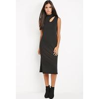 Cutout Midi Shift Dress