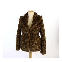 Cutie Size 10/12 Leopard Print Faux Fur Coat, 