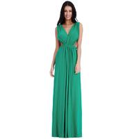 Cut Out Grecian Maxi Dress - Jade