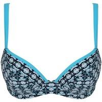 Curvy Kate Turquoise Balconnet swimsuit Top Cocoloco Padded Plunge Bikini women\'s Mix & match swimwear in blue